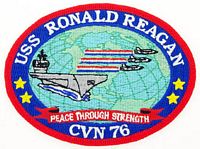 USS RONALD REAGAN PATCH - HATNPATCH