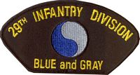 29TH INFANTRY DIVISION PATCH - HATNPATCH