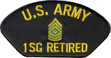 USA 1SG RETIRED PATCH - HATNPATCH