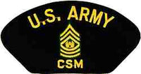 U.S. ARMY CSM PATCH - HATNPATCH