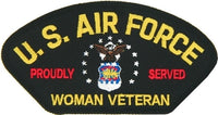 US AIR FORCE WOMAN VETERAN PATCH - HATNPATCH