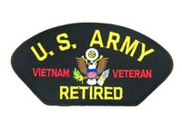 US ARMY RETIRED VIETNAM VETERAN PATCH - HATNPATCH