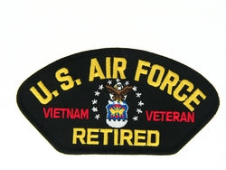 US AIR FORCE RETIRED VIETNAM VETERAN PATCH - HATNPATCH