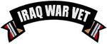 Large Iraq War Vet Rocker/Banner PATCH - HATNPATCH