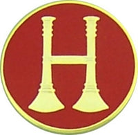 FIRE DEPARTMENT CAPTAIN HAT PIN - HATNPATCH