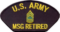 US ARMY MASTER SERGEANT RETIRED HAT - HATNPATCH