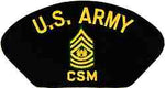 US ARMY CSM COMMAND SERGEANT MAJOR HAT - HATNPATCH