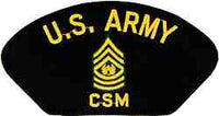 US ARMY CSM COMMAND SERGEANT MAJOR HAT - HATNPATCH