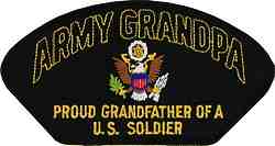 ARMY GRANDPA HAT 'Proud Grandpa of a U.S. Soldier' - HATNPATCH