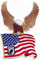 LG FLAG, EAGLE & POW PATCH - HATNPATCH