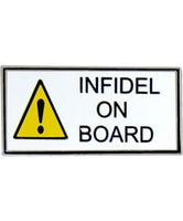 INFIDEL ON BOARD HAT PIN - HATNPATCH