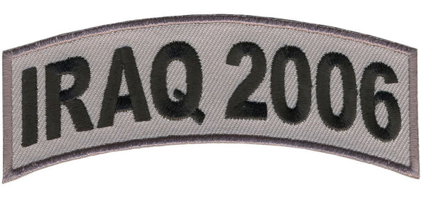 IRAQ 2006 TAB ROCKER PATCH - HATNPATCH