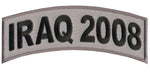 IRAQ 2008 TAB ROCKER PATCH - HATNPATCH