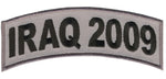 IRAQ 2009 TAB ROCKER PATCH - HATNPATCH