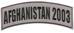 AFGHANISTAN 2003 TAB ROCKER PATCH - HATNPATCH