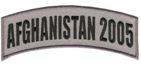 AFGHANISTAN 2005 TAB ROCKER PATCH - HATNPATCH