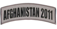 AFGHANISTAN 2011 TAB ROCKER PATCH - HATNPATCH