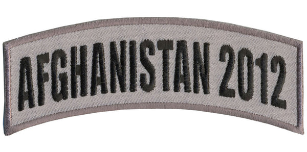 AFGHANISTAN 2012 TAB ROCKER PATCH - HATNPATCH