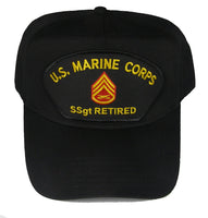 USMC STAFF SERGEANT RETIRED HAT - HATNPATCH