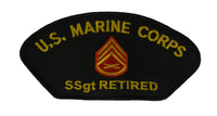 USMC STAFF SERGEANT RETIRED PATCH - HATNPATCH