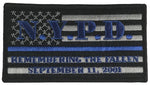 NYPD SEPTEMBER 11, 2001 THIN BLUE LINE PATCH - HATNPATCH