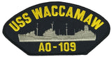 USS WACCAMAW AO-109 PATCH - Found per customer request! Ask Us! - HATNPATCH