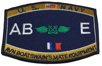 NAVY Aviation Boatswain's Mate Equipment Mate Patch ABE - HATNPATCH