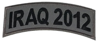 IRAQ 2012 TAB ROCKER PATCH - HATNPATCH