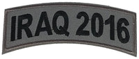 IRAQ 2016 TAB ROCKER PATCH - HATNPATCH