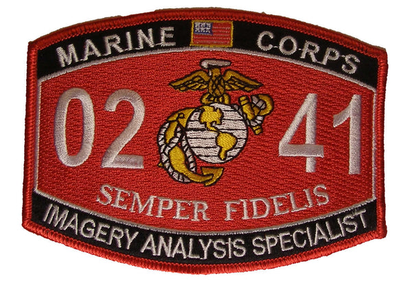 United States Marine Corps MOS 0241 Imagery Analysis Specialist - HATNPATCH