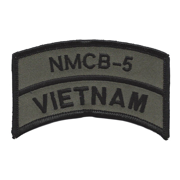 NMCB-5 SEABEE VIETNAM Rocker Tab Patch - HATNPATCH