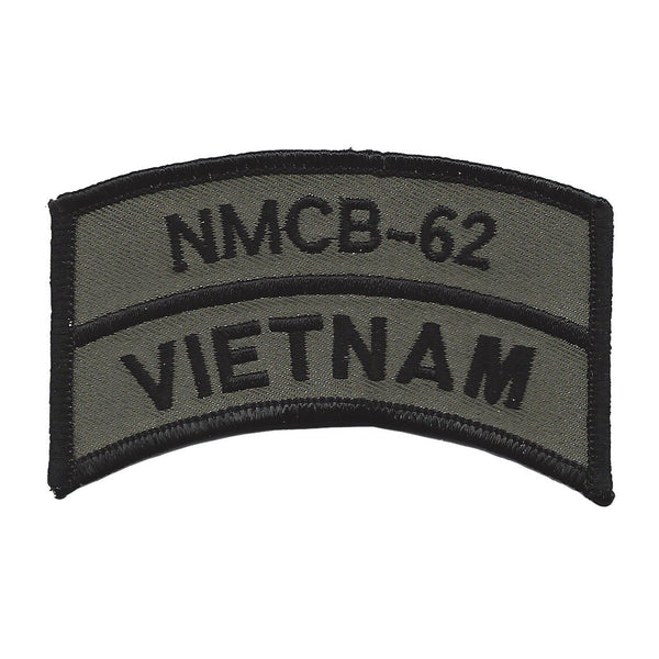 NMCB-62 SEABEE VIETNAM Rocker Tab Patch - HATNPATCH