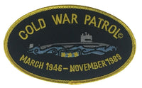 COLD WAR PATROL MARCH 1946 - NOVEMBER 1989 PATCH - HATNPATCH
