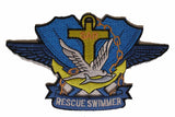 NAVY SAR Search & Rescue Swimmer Badge Military Patch - HATNPATCH