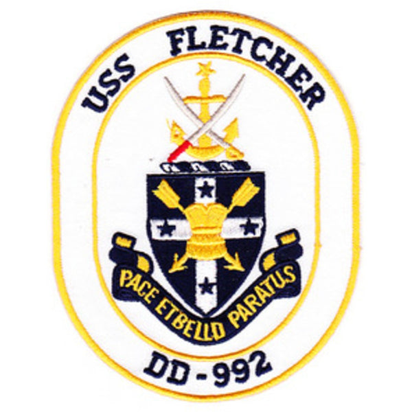 USS Fletcher DD-992 Patch - HATNPATCH