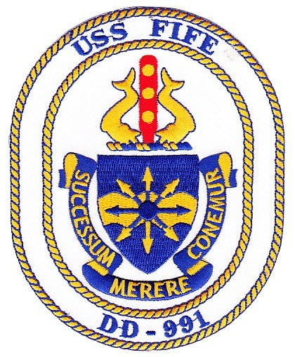 USS Fife DD-991 Patch - HATNPATCH