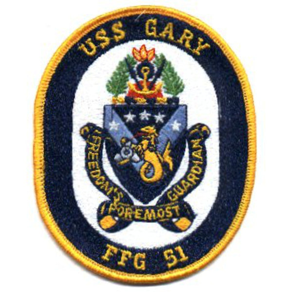 USS Gary FFG-51 Patch - HATNPATCH