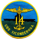 USS Ticonderoga CV-14 Patch - HATNPATCH