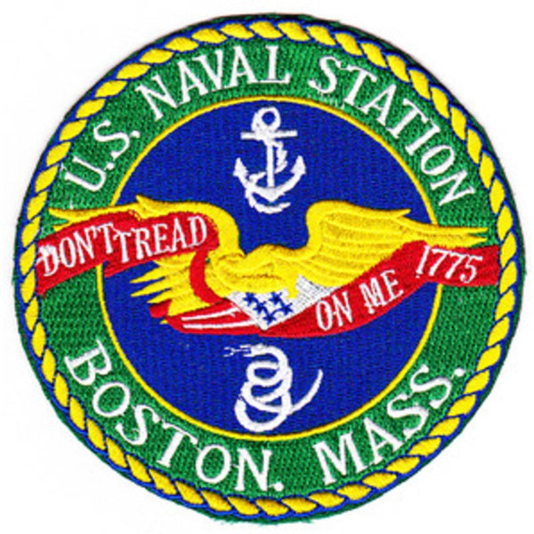 US NAVAL STATION BOSTON PATCH - HATNPATCH