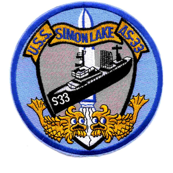 USS Simon Lake AS-33 Patch - HATNPATCH