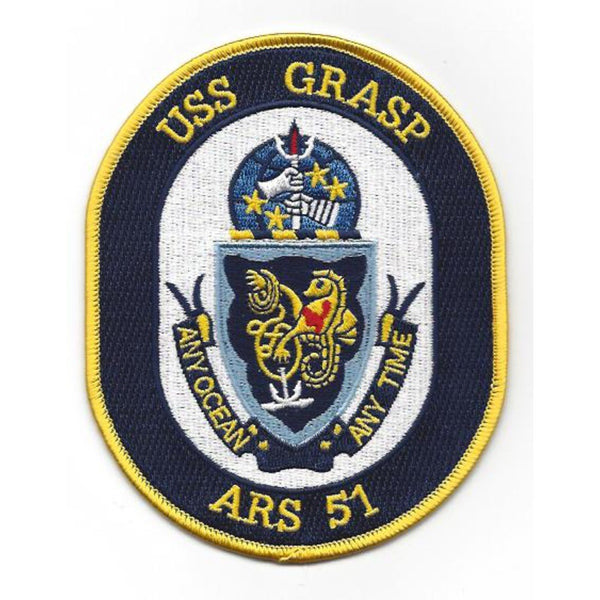 USS Grasp ARS-51 Patch - HATNPATCH