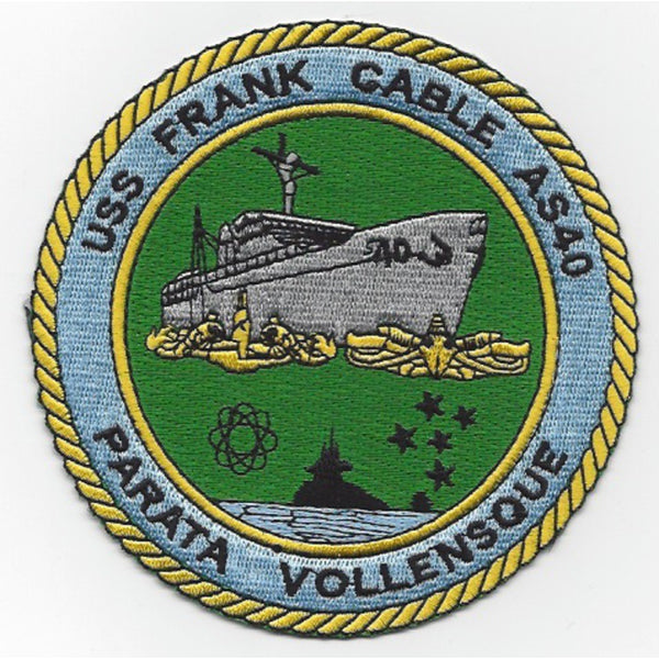 USS Frank Cable AS-40 Patch - HATNPATCH