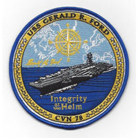 USS Gerald R. Ford CVN-78 Patch - HATNPATCH