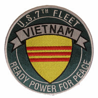 U.S. 7TH FLEET VIETNAM VETERAN READY POWER FOR PEACE Patch - HATNPATCH