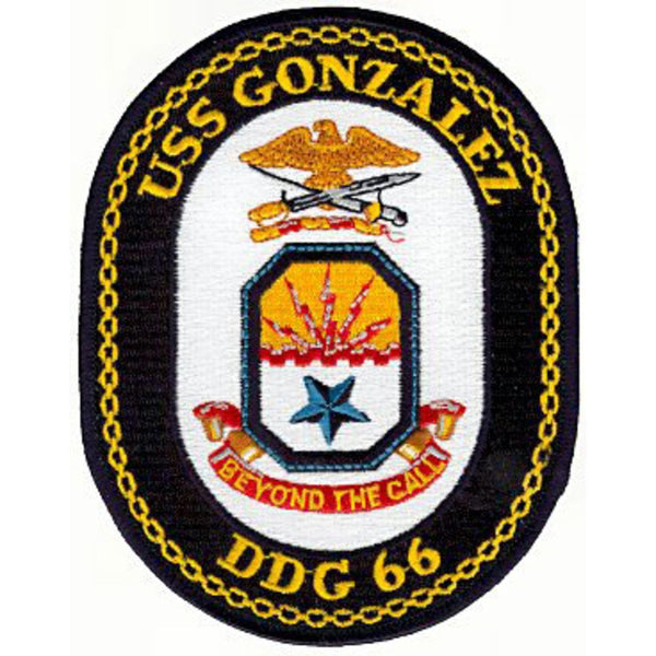 USS Gonzalez DDG-66 Patch - HATNPATCH