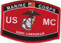 US Marine Corps USMC Corpsman MOS Patch - HATNPATCH
