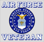 Air Force Veteran W/ Old Logo Decal - HATNPATCH