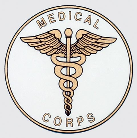 Medical Corps 4" Round Decal - HATNPATCH