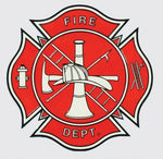 Fire Department Logo Decal - HATNPATCH