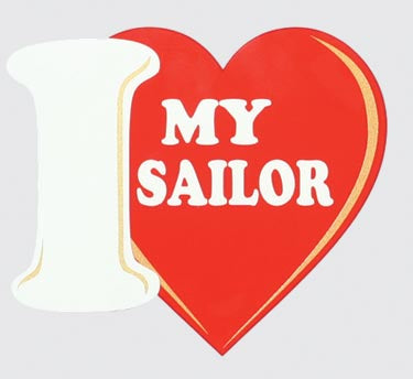 I Love My Sailor Decal - HATNPATCH